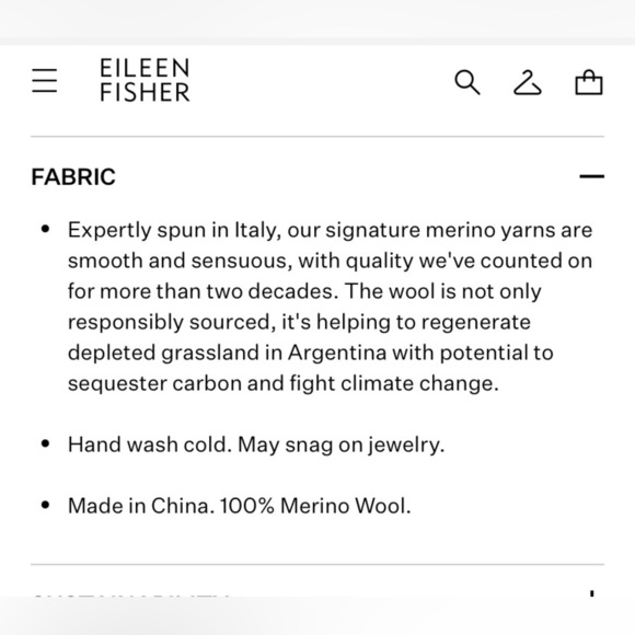 EILEEN FISHER Regenerative Wool Merino Jersey Turtleneck Top in Seaglass - Picture 11 of 11